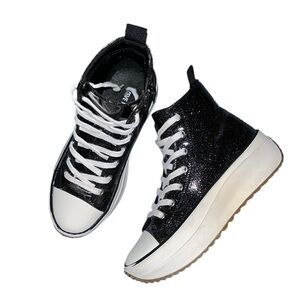 STEVE MADDEN WINNONA PLATFORM HIGH-TOP SNEAKER - KIDS' size 2